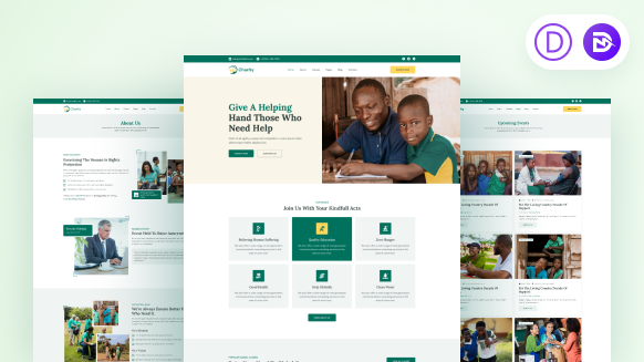 Divi Charity Layout Packs