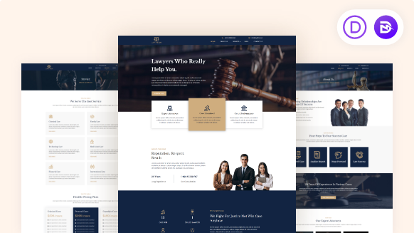 Divi Law Firm Layout Packs