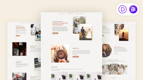 Divi Photography Layout Packs